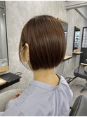 ナチュラルボブ×アッシュブラウン