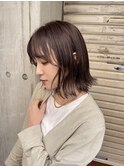 大人ショートボブ丸みショートカットマッシュショート前髪あり