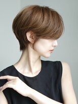 インセプション 銀座(INCEPTION) 切りっぱなしショート・ボブ/絶壁解消/前髪なし/40代/30代/丸顔