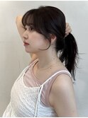 前髪カット/前髪縮毛矯正/サイドバング/繋がる前髪/後れ毛カット