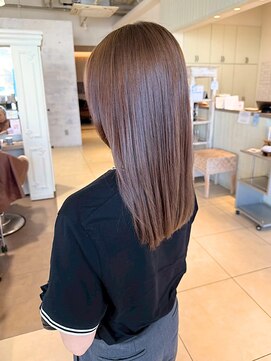 オブジェ シエル(obje't ciel) 【obje't ciel】髪質改善ストレート/シアーブラウン【佐藤早希】