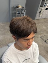 ノイセル 西本町(Noisyle)&nbsp;フェザーパーマスパイキーショートブルーブラックサーフカールy