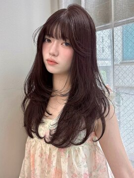 天神美容室 【Haru天神美容室 】レイヤーカット×チョコレートブラウン