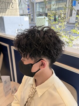 アンソル オブ リシェール(N'SOL of RICHAIR) ツイストスパイラル/メンズショート/縦落ちパーマ/南越谷