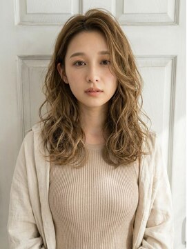アロマ ヘアルーム 池袋店(AROMA hair room) ハイライト/前髪/ミルクティーブロンド/顔まわりカット/池袋
