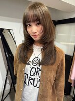 ローレン(LOREN)&nbsp;透明感髪質改善ベージュダブルカラーミルクティーグレージュ