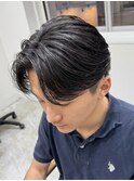韓国毛流れセンターパート×曲がる縮毛矯正【八王子】