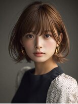 ダル 渋谷/表参道(DAL.) くびれボブ/ハッシュカットボブ/大人ボブ/ショコラブラウン