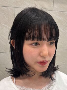 ピークアブー 原宿ハラカド(PEEK-A-BOO) くびれレイヤー、ウルフレイヤー、くびれミディアム、外はねボブ