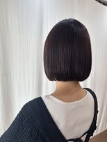 ココカラヘアー ニコ(cococara hair nico) 縮毛矯正/ストレート/ミニボブ/アッシュベージュ