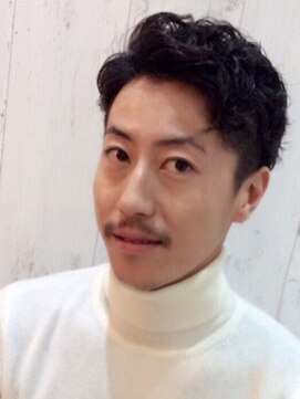 プシュケ(PSYCHE) メンズナチュラルパーマスタイル×黒髪