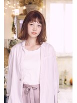 キミ(kimi)&nbsp;【ｋｉｍｉ自由が丘】ラベンダーピンクグレージュ×ワンレンボブ