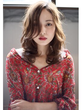 ラべリー 池袋(LOVELEY) クラシカルロブ×アイスティーベージュ　カラー　【池袋】