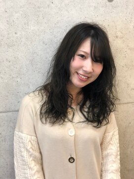 ヘア デザイン ビーチ(Hair Design Beach) 【Beach】　ラフカールセミディー×ミントアッシュ