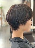 《hair make No.8》レザーカット　ハンサムショート・担当中村