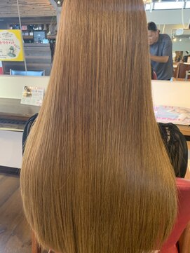 ピースリーヘア バイ カーサ(peathree.hair by CASA) 水素（酸熱）トリートメント×ロングストレート