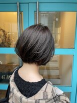 ガル(GALL)&nbsp;【久保佑介】グレージュ　ショートボブ　ショート　ショートヘア