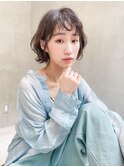 ACE ショートボブ×透け感チョコブラウン