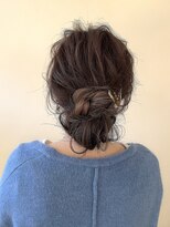 ヘアアンドメイクジップ恵比寿 (Hair＆Make ZIP)&nbsp;ルーズシニヨン　ヘアセット