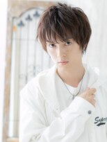 メンズヘア ビーセカンド 草加店(MENS HAIR B-2) ラフさと重さを演出★ハイトーンショートウルフJ
