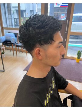 コタ(COTA) メンズ　ピンパーマショート