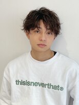 ゴールドシブヤ(GOALD SHIBUYA)&nbsp;ツイストスパイラル波打ちスパイラルセンターパート刈り上げ束感