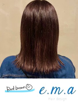 エマヘアデザイン(e.m.a Hair design) レッドブラウン
