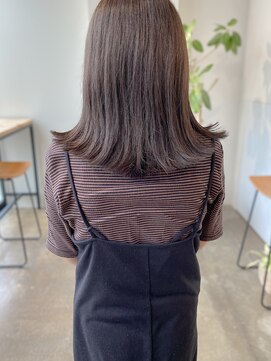 外はね　ワンカール　グレージュ