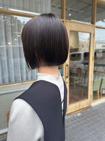 ベルタバイメルク(belta by merc.)&nbsp;黒髪ショートボブ/ミニボブ/ぷつっとボブ/ころんとボブ/丸みボブ