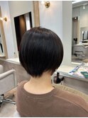 丸みショートボブ