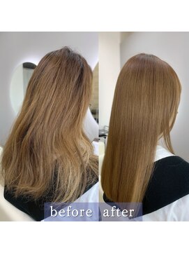 ニックピック(NicPic) 髪質改善　オリジナル+美髪カラー　/倉敷フォギーベージュ