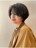 ショートボブ/ショートヘア/ひし形ショート〔銀座〕