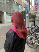 ヘッツ 仙台駅前店(HETTU)&nbsp;黒髪/グレーベージュ/レイヤーロング/前髪パーマ