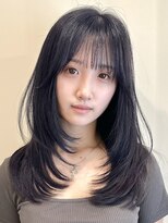 ユニコ(unico)&nbsp;韓国風/レイヤー/小顔/前髪カット/髪質改善/グレージュ/透明感