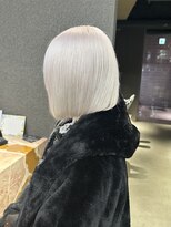 ペレ 栄店(PELE)&nbsp;デザインカラー/レイヤーカット/ウェットヘア/オリーブベージュ