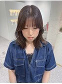 ブリーチなしダブルカラー シアーベージュ