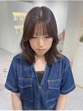 シエル 一社(cher) ブリーチなしダブルカラー シアーベージュ