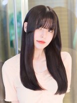 キュウ トゴシコウエン(CUE TOGOSHI-KOEN)&nbsp;20代30代40代/大人可愛い艶感重ためロングレイヤー