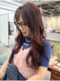 ブリーチなし◎暖色カラー