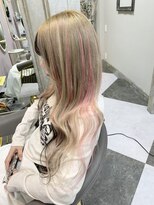 ガルボ ヘアー(garbo hair) プルエクステ 10代 20代 ハイトーン ブリーチ エクステ