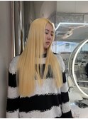 韓国/ハイトーンカラー/ワンホンヘア/レイヤーカット/髪質改善　
