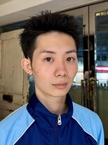 ボコカ(bococa)&nbsp;メンズ　スパイキーショート　黒髪ショート