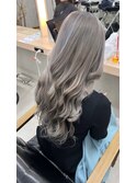 韓国風/ハイトーングレージュ/巻きおろし
