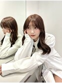 アッシュブラウン ショコラブラウン くびれ巻き
