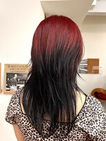 トナリ(tonari)&nbsp;赤×黒ルーツカラー