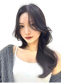 韓国ヘア 2wayバング レイヤーカット くびれヘア 顔周り