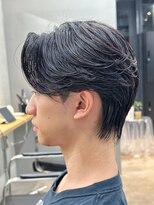 トゥイン 八王子(TWIN)&nbsp;刈り上げセンターパートフェザーパーマニュアンスパーマ八王子