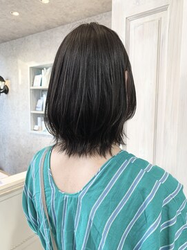 キャアリー(Caary) 福山市美容院Caary 大人綺麗ダークグレージュカラー 20代 30代