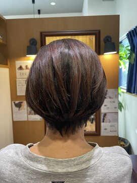チアー ヘアリラクゼーション(cheer HAIRRELAXATION) ショートボブ