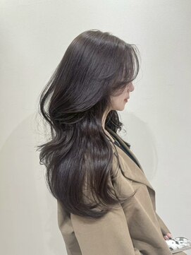 シェノン 奈良橿原店(CHAINON) ブリーチなし透明感カラー×韓国レイヤーカット【奈良】